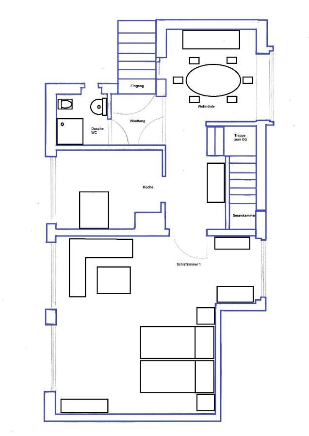 Ferienwohnung Kirsten Маркранштедт Екстер'єр фото